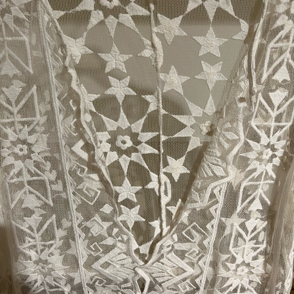 Jens Pirate Booty White Maxi star lace dress - Picture 3 of 6